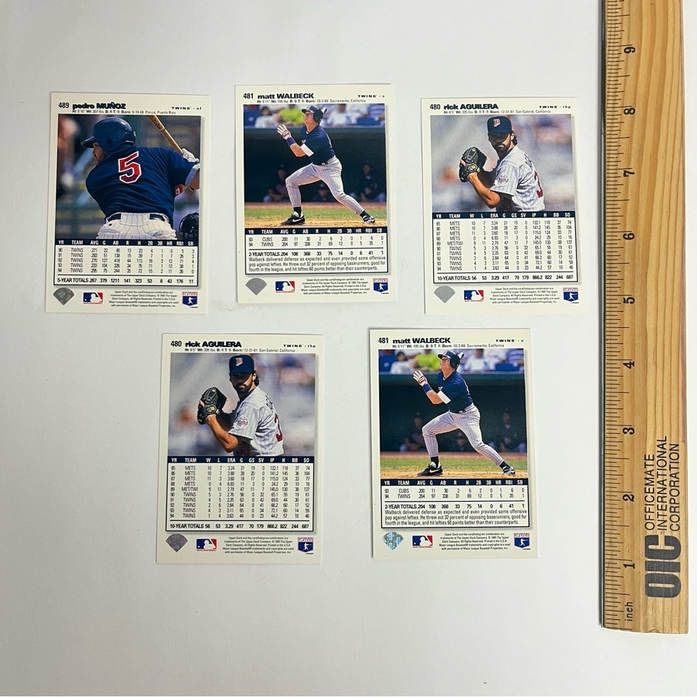 vintage 90s minnesota twins baseball card lot crafting‎ junk journal collecting